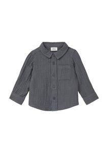 Рубашка на пуговицах классического кроя s.Oliver, серый