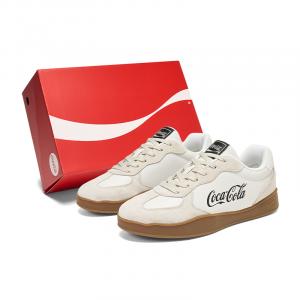 Низкие скейтбордные кроссовки Coca Cola, унисекс Coca-Cola, snow mist серый box