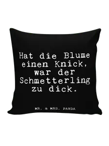 Подушка Mr. & Mrs. Panda, черный