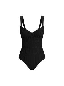 Купальник-балконет Cupshe, черный