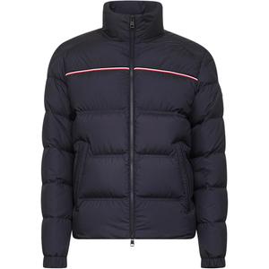 Moncler Куртка с логотипом на нашивке, Blue