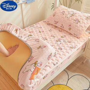 Disney Простыня на резинке 200х220 см из молочного вельвета, рисунок Moon Rose Rabbit