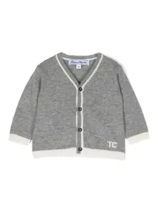 Кашемировый кардиган Tartine Et Chocolat, серый