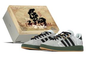 Grand Court Base 00s CNY Premium Selection, Year Of The Horse, Leap Into Universe Abrasion Resistant Low top Adidas, серый