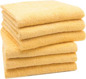 Полотенца набор из 6 шт  Zollner, желтый