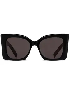 Солнцезащитные очки Blaze в массивной оправе Saint Laurent Eyewear, черный