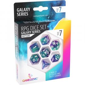 Аксессуары Gamegenic Galaxy Series Polyhedral Set: Neptune (7)
