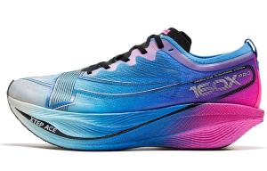 Кроссовки для бега Racing 160X 5.0 PRO мужские с низким верхом синего/флуоресцентного розового цвета Xtep