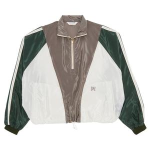 Анорак Palm Angels Monogram Colorblock Anorak, цвет Lilac/Multicolor