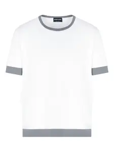 Футболка из органического хлопка Giorgio Armani, белый