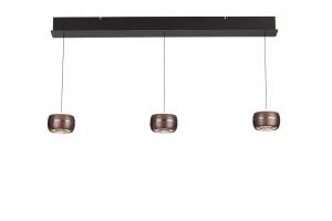 Dieter Knoll Подвесной светодиодный светильник, с регулировкой яркости, коричневый, степень защиты IP20