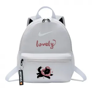 Nike Тканевый рюкзак унисекс дикой природы серый, Heart Cat