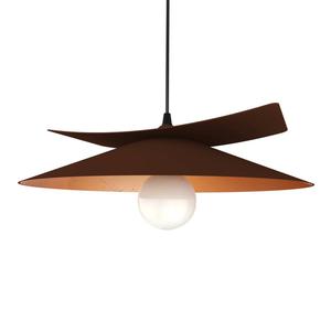 Подвесной светильник Lumicom Miller, коричневый - золотой - металл - 34 x 9 x 34 см