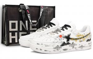 XTEP Кроссовки Air Force One с антискользящим износостойким низким верхом для скейтборда унисекс, чернильно-черные