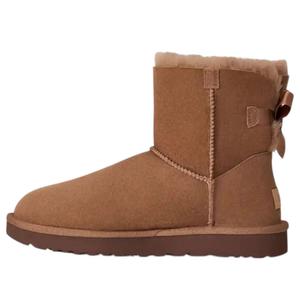 (WMNS) UGG Mini Bailey Bow II 'Rocky Oak'