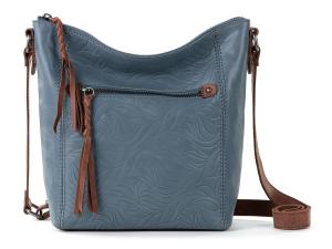 Сумка кросс-боди The Sak Ashland Crossbody Bag, Light Blue Leather