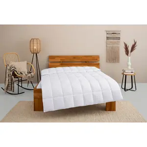 Одеяло Älgdröm на гусином пуху «Luleå одеяло 135х200 см, 155х220 см», теплое, наполнитель 100% гусиный пух, чехол 100% хлопок, (1 шт.), пуховые одеяла, лето, зима, подходит для аллергиков (аллергиков на домашнюю пыль), белый