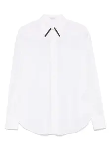 Шелковая рубашка Brunello Cucinelli, белый