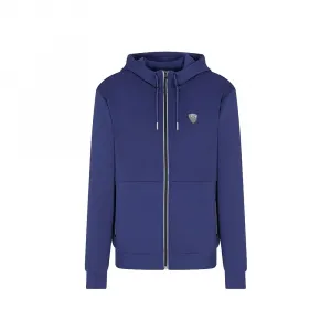 Толстовка EA7 EMPORIO ARMANI Train Premium Shield Vi Pa CC full zip, синий
