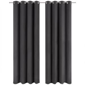 Затемняющие шторы Blumtal, 140x245 см, антрацит