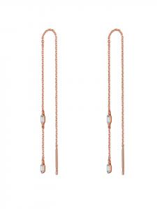 Glanzstücke München Серьги из стерлингового серебра с цирконием в оправе из розового золота