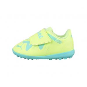 Низкие детские ботинки желто-зеленые для малышей PUMA