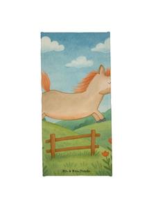 Банное полотенце с изображением скачущей лошади, без надписи, в винтажном стиле  Mr. & Mrs. Panda, Vintage