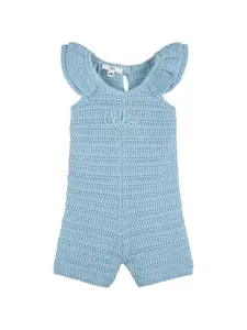 Ромпер с оборками Chloé Kids, синий