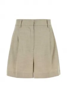 Меланжевые эластичные шорты Masha The Andamane, бежевый