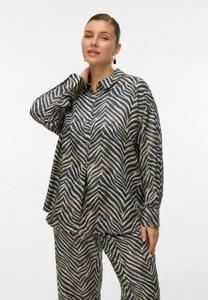 Блуза Vero Moda Curve Button-down blouse, Black