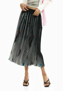 Юбка а-силуэта с художественной текстурой Desigual, Black