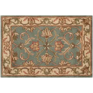 Ковер из шерсти Heritage Evora с цветочным рисунком в рамке Safavieh, мультиколор, 61x122 см