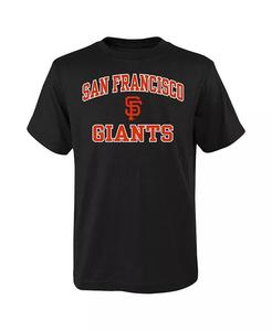Черная футболка San Francisco Giants Heart Soul для мальчиков и девочек Big Outerstuff, черный
