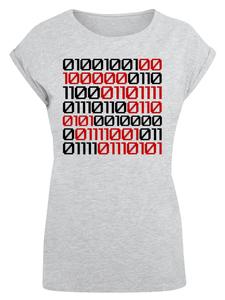 Футболка F4NT4STIC I Love You 01001001 Binary Code Valentinstag, Grey