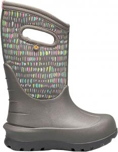 Детские непромокаемые сапоги BOGS унисекс Neo-Classic, темно-серый