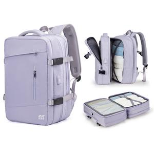 KEYSTREET Тканевый дорожный рюкзак унисекс разноцветный, Purple Taro[Includes Wet-Dry Separation Pocket+Expandable Capacity]