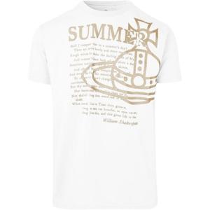 Летняя хлопковая футболка Vivienne Westwood, белый