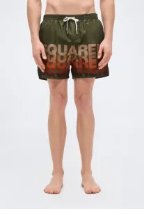 Плавки-Шорты средней длины с логотипом sunset chaser. Dsquared2, Military Green