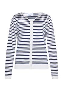 Вязаный кардиган usha BLUE LABEL Knit Cardigan, цвет marine blue/white