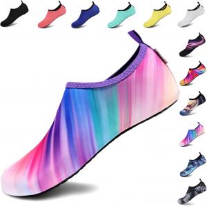 Водные спортивные тапочки VIFUUR для занятий йогой босиком, быстросохнущие аква-носки без шнурков для мужчин и женщин, мультиколор