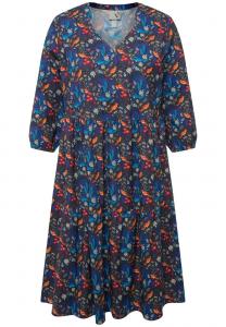 Платье-рубашка Ulla Popken, темно-синий