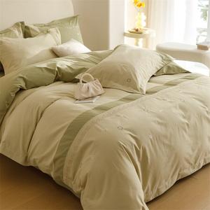 FUANNA Комплект постельного белья 1,5 спальный: пододеяльник 200x230 см, простыня, 2 наволочки