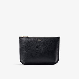 Большая сумка Ella из зерненой кожи с логотипом Aspinal Of London, черный