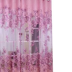 1 шт., занавеска Aoresac для дома, простая плотная двухсторонняя занавеска на липучке, ткань для украшения дома для гостиной, спальни (60 см x 150 см) Stuttg, фиолетовый