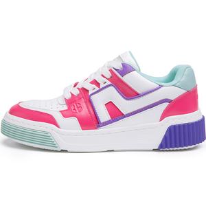 Износостойкие и легкие низкие скейтерские туфли женские красные белые BLOCCO5