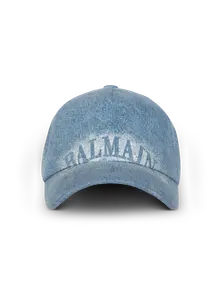 Джинсовая кепка Balmain, синий