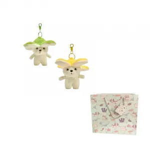 Очаровательный и милый плюшевый кулон щенок банан 15см высота Fat Fat Dragon