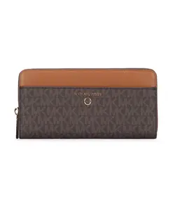 Кошелек из холста с принтом Michael Kors, коричневый