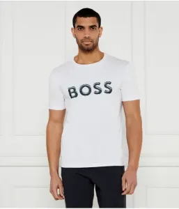 Футболка с логотипом regular fit Boss Green, белый