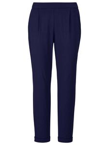 MADELEINE Брюки с зауженным кроем и складками спереди в цвете Night Blue